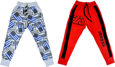 

Hey Baby Boys Casual Track Pants Track Pants(Grey, Grey;red