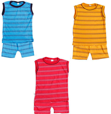 

Indirang Boys Casual Top Shorts(Multicolor