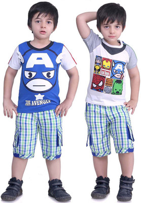 

Bad Boys Boys Casual T-shirt Shorts(Blue)