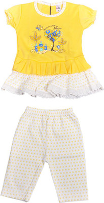 

Hafeela Girls Casual Dress Pant(Yellow