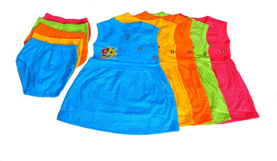 

Hafeela Girls Casual Dress Panty(Multicolor, Multicolour