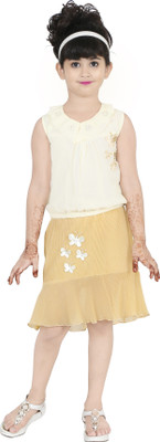 Golden Girls Party(Festive) Skirt Top(Beige