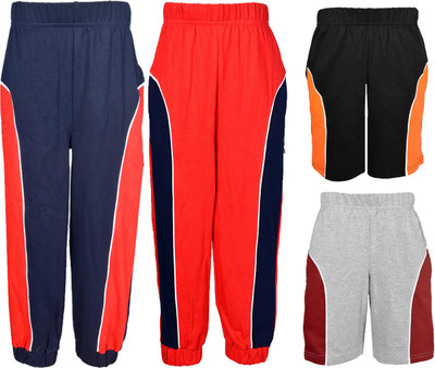 

Gkidz Boys Casual Track Pants Shorts(Multicolor