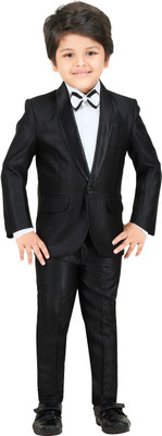 

Kute Kids Boys Party(Festive) Coat Trouser(Black