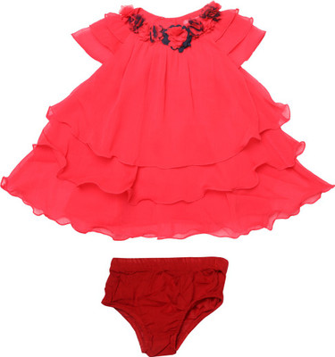 

NautiNati Girls Casual(Red, Coral