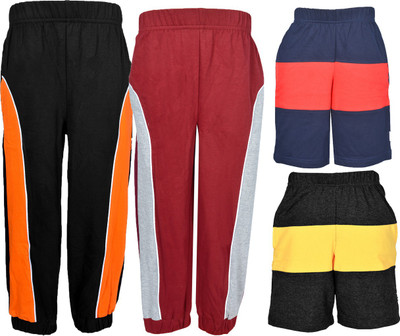 

Gkidz Boys Casual Track Pants Shorts(Multicolor