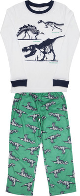 

Carter's Boys Casual T-shirt Pyjama(White, Pack of 1, Print (969)