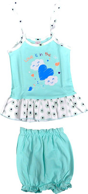 

Hafeela Girls Casual Dress Bloomer(Blue