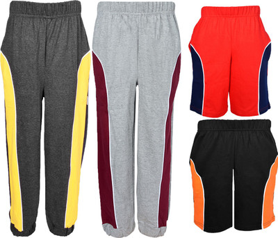 

Gkidz Boys Casual Track Pants Shorts(Multicolor