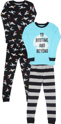 

Carter's Boys Casual T-shirt Pyjama(Black, Pack of 2, Print (969)