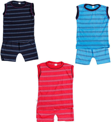 

Indirang Boys Casual Top Shorts(Multicolor