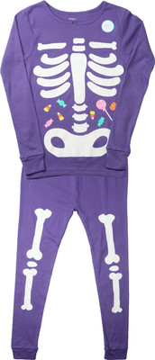 

Carter's Girls Casual T-shirt Pyjama(Purple, Print (969)
