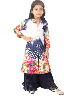 

Gungun Fashion Girls Party(Festive) Top Pyjama(Multicolor)