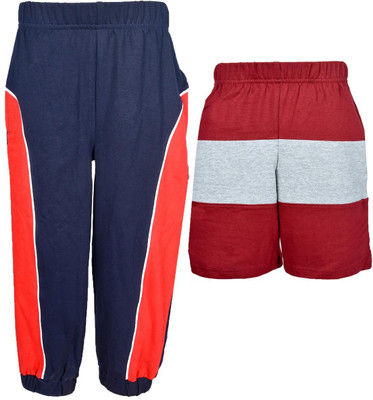 

Gkidz Boys Casual Track Pants Shorts(Multicolor