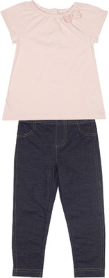 

Carter's Girls Casual Top Trouser(Dark Blue, Pack of 1, Print (969)