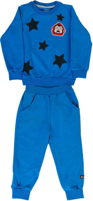 

Indirang Boys & Girls Casual Top Pant(Blue