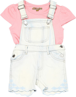 

NautiNati Girls Casual(Grey, Orange blue