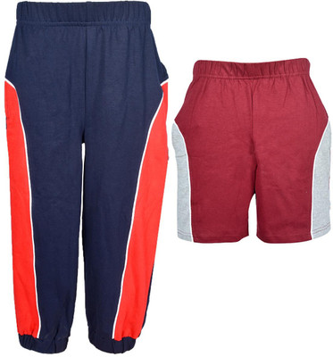 

Gkidz Boys Casual Track Pants Shorts(Multicolor