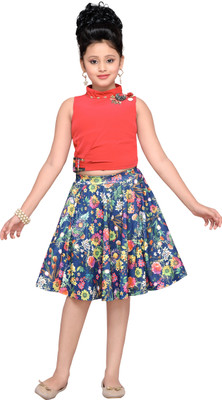 

Hunny Bunny Girls Party(Festive) Top Skirt(Red, Coral red