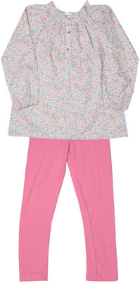 

Carter's Girls Casual Top Jegging(Multicolor, Print (969)