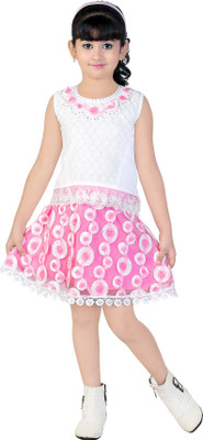 

Golden Girl Girls Party(Festive) Skirt Top(Pink
