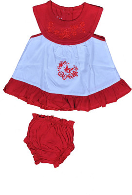 

Hafeela Girls Casual Dress Panty(White