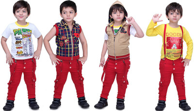 

Bad Boys Boys Casual T-shirt Pant(Yellow)