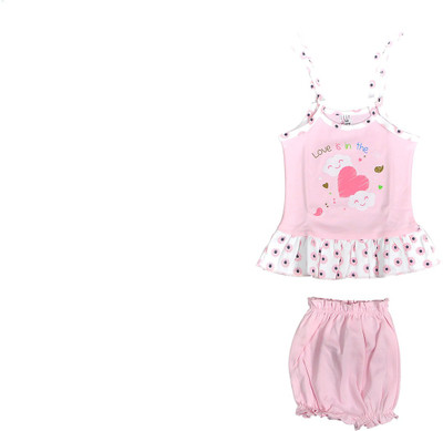 

Hafeela Girls Casual Dress Bloomer(Pink