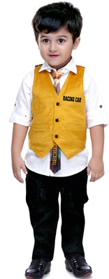 

Bad Boys Boys Party(Festive) Coat Coat, Shirt(Yellow)