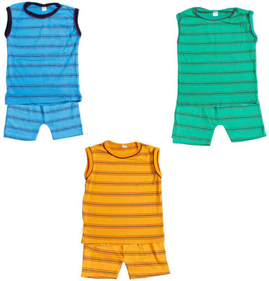

Indirang Boys Casual Top Shorts(Multicolor