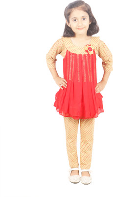 

Gungun Fashion Girls Casual Top Pyjama(Red)