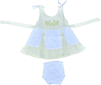 

Hafeela Girls Casual Dress Panty(White