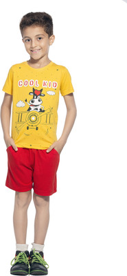 

Maniac Boys T-shirt Shorts(Yellow