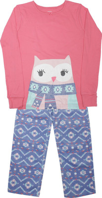 

Carter's Girls Casual Top Pyjama(Blue, Pack of 1, Print (969)