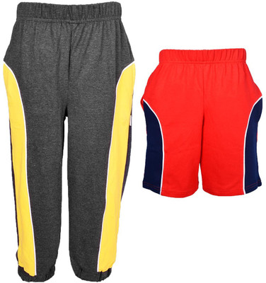 

Gkidz Boys Casual Track Pants Shorts(Multicolor