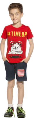 

Maniac Boys T-shirt Shorts(Red