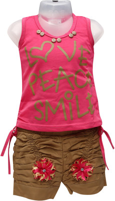 

Golden Girl Girls Casual Dress Shorts(Pink