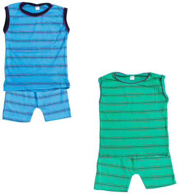 

Indirang Boys Casual Top Shorts(Multicolor