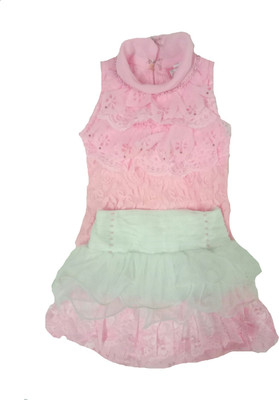 

Kid n Kids Girls Party(Festive) Top Skirt(Pink