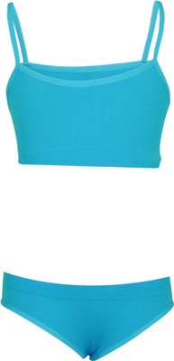 

Lil Orchids Spaghetti Top For Girls(Light Blue, Pack of 1