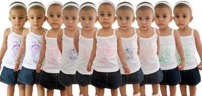 HAP Camisole For Girls(Multicolor, Pack of 10)