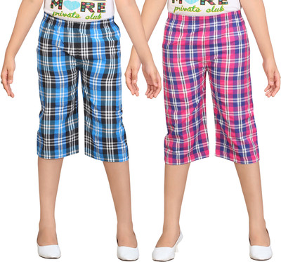 

Sini Mini Capri For Girls Checkered(Multicolor