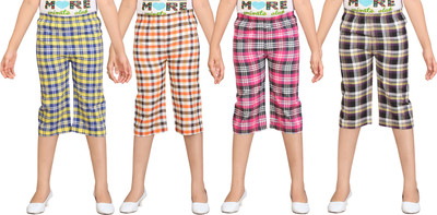 

Dongli Capri For Girls Checkered(Multicolor)