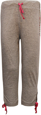

Kothari Capri For Girls Casual Solid Cotton(Grey Pack of 1