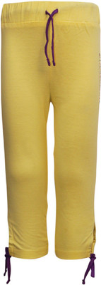 

Kothari Capri For Girls Casual Solid Cotton(Yellow Pack of 1