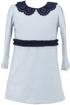 

Store The World Girls Midi/Knee Length Party Dress(Light Blue, Full Sleeve