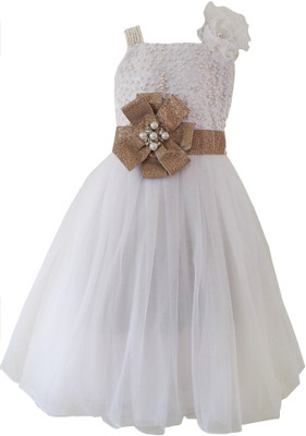 

Angel Wears Maxi/Full Length Party Dress(White, Sleeveless