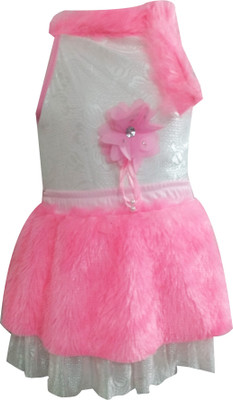 

Fashionitz Girls Midi/Knee Length Party Dress(Pink, Sleeveless