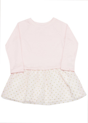 

Carter's Girls Maxi/Full Length Casual Dress(Pink, Full Sleeve, Lt.pink (680)