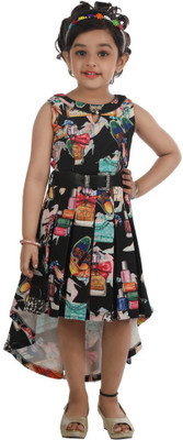

Hunny Bunny Girls Mini/Short Party Dress(Black, Sleeveless